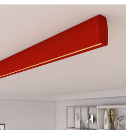 Linear LED Batten - RICHARD tomato red - 0.5m - 1m - 1.5m - 2m