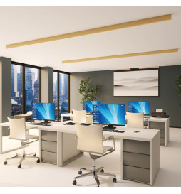 Plafoniera LED lineare - RICHARD Avorio - 0.5m - 1m - 1.5m - 2m