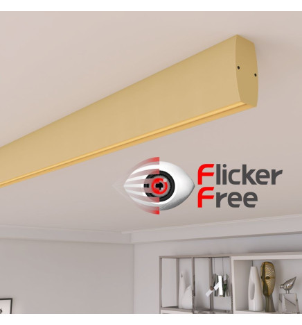 Régua Linear LED - RICARDO Marfim  - 0,5m - 1m - 1,5m - 2m