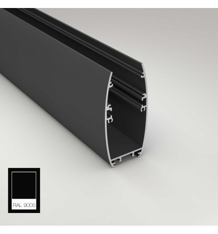 Linearlampe Pendelleuchte LED - RICHARD Schwarz - 0,5 m - 1m - 1,5m - 2m