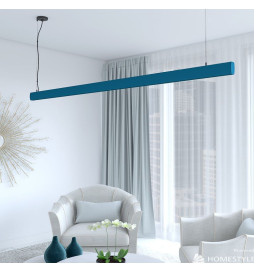 Lampe Linéaire Suspension LED - RICHARD Bleu azur - 0,5m - 1m - 1,5m - 2m
