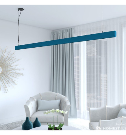 Lineaarinen lamppu LED - riipus - RICHARD taivaansininen - 0,5 m - 1m - 1,5m - 2m