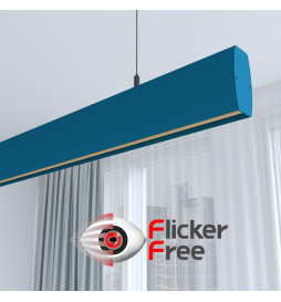Linearlampe Pendelleuchte LED - RICHARD Azurblau - 0,5 m - 1m - 1,5m - 2m