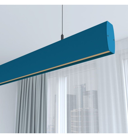 Lineær lampe LED - vedhæng - RICHARD azurblå - 0,5 m - 1m - 1,5m - 2m