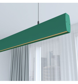 Linear Lamp Pendant LED - RICHARD Green - 0.5m - 1m - 1.5m - 2m