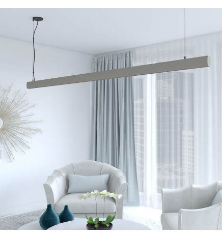 Lineær lampe LED - vedhæng - RICHARD Hvid - 0,5 m - 1m - 1,5m - 2m