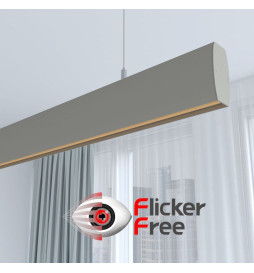 Lampe Linéaire Suspension LED - RICHARD Blanc - 0,5m - 1m - 1,5m - 2m