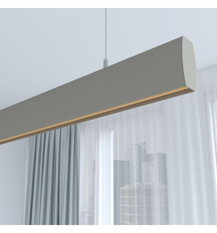 Lampe Linéaire Suspension LED - RICHARD Blanc - 0,5m - 1m - 1,5m - 2m