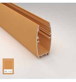 Lineaarinen lamppu LED - riipus - RICHARD Pastellin keltainen - 0,5 m - 1m - 1,5m - 2m