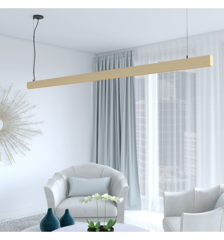 Lámpara Lineal Colgante LED - RICARDO Marfil - 0.5m - 1m - 1,5m - 2m