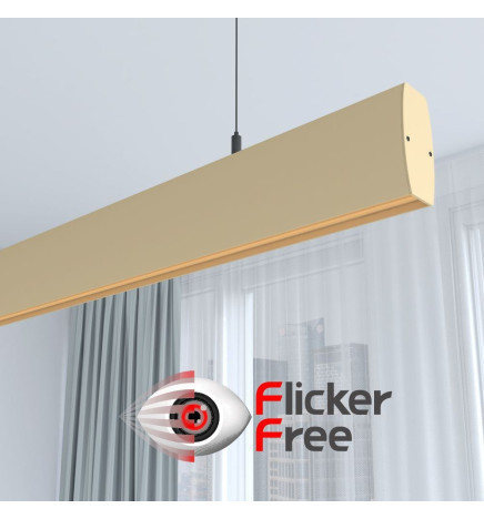 Lámpara Lineal Colgante LED - RICARDO Marfil - 0.5m - 1m - 1,5m - 2m