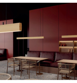 Linear Lamp Pendant LED - RICHARD Ivory - 0.5m - 1m - 1.5m - 2m