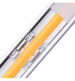 Transparent kopplingskontakt för LED-remsor - COB + SMD - 10mm - IP20