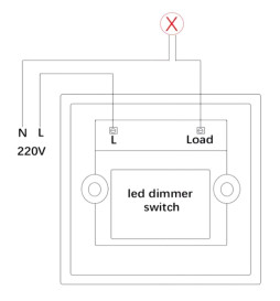 LED-himmenninkytkin TRIAC AC 220V 600W