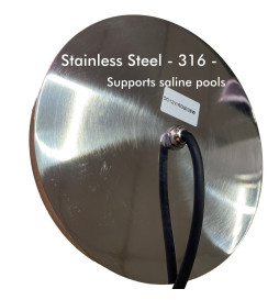 Submersible RGB LED-pære 36W - DC12V - IP68 + Kontrolenhed - Stål 316 - STØDSIKKER - IK10