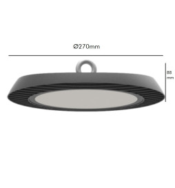Campana Industriale LED UFO ENDURANCE 100W OSRAM CHIP DURIS E 2835