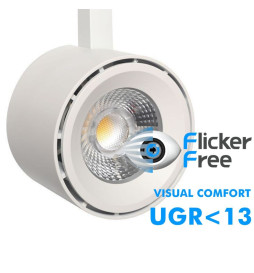 LED Skinnespot 36W - 42W ODENSE PHILIPS Driver Hvit 3-fase - CRI+97