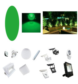 Grønt LED-lysfilter