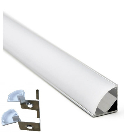 Aluminiumprofil L Vinkel 2M