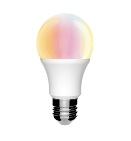 LED-lampa RGB + W 10W E27 10W 270º med fjärrkontroll