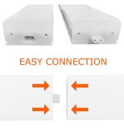 LED-batten - KUNSTNERISK -40W- OSRAM CHIP - Eksklusive og tilpassbare tak - 120cm