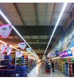 LED-batten - KUNSTNERISK -40W- OSRAM CHIP - Eksklusive og tilpassbare tak - 120cm