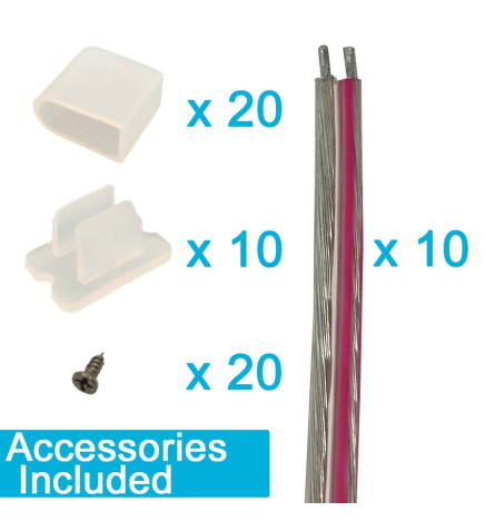 LED Neon Flex 24V - 10W/m - Rolle 50m - 6x12mm - GRÜN