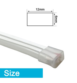 Néon LED flexible 24V - 10W/m - Bobine 50m - 6x12mm - VERT