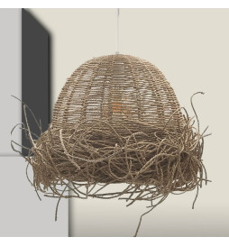 Lámpara Techo Colgante de Alga marina casquillo E27 - SEAGRASS