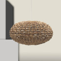 Lámpara Techo Colgante de Ratán casquillo E27 - RATTAN MEDAN