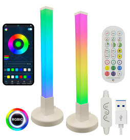 Lampada da Tavolo RGBIC 3,5W Controllo tramite APP e Attivazione tramite Suoni