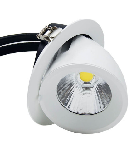 25W  Pyöreä Säädettävä LED-Kohdevalo - IP20 - 24º - CCT