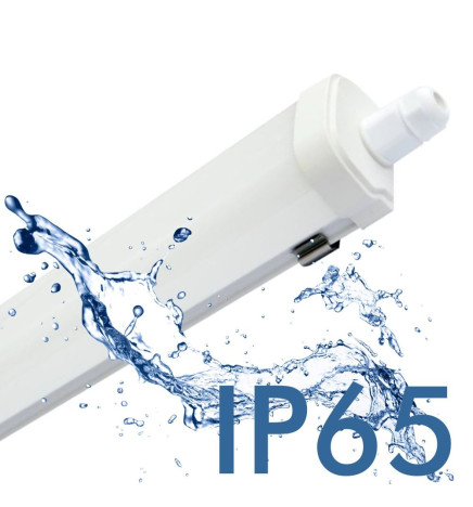 Réglette Étanche LED 30W - GLOWLUXE - Interconnectable - 120cm - IP65