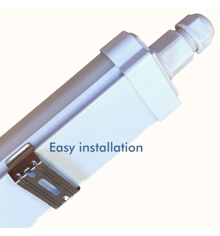 Vattentät Integrerad LED-  Armatur 30W - GLOWLUXE - Interconnectable - 120cm - IP65