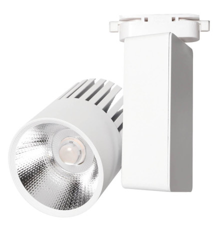 LED Strahler 40W UPPSALA Weiß BRIDGELUX Chip 1-Phasen Schienensystem CRI +90