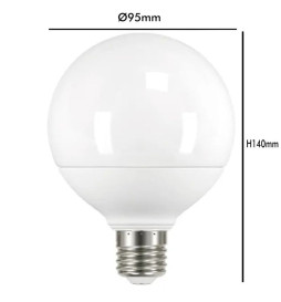 LED lyspære E27 15W G95 300-