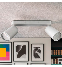 Comprar Aplique de Teto Orientável ROTERDAM Branco - 2 Lâmpadas GU10