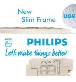 PACK 8 LED Paneler  60x60  -SLIM FRAME- 40W - Philips Driver - UGR17