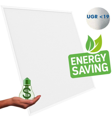 PACK 8 Painel LED 60x60  -SLIM FRAME- 40W - Philips Driver - UGR17