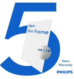 PACK 8 Panel LED 60x60 -SLIM FRAME- 40W - Philips Driver - UGR17
