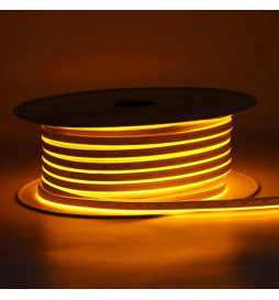 LED-neon 24V - 10W/m - Spole 50m - 6x12mm