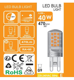 Lampadina G9 LED 5W Chip Lumileds