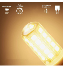 G9 LED-lampa 5W Chip Lumileds