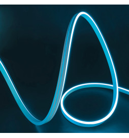 Flexibel LED-Neonrulle 50M 24V 13W/M | Klipp 1cm | Himmelblått ljus