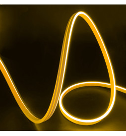 Flexibel LED-Neonrulle 50M 24V 13W/M | Klipp 1cm | Gul
