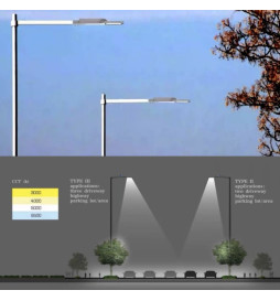 LED Streetlight 10W - 100W AARHUS Philips Driver Programmable SMD5050 240Lm/W