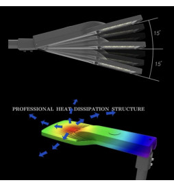 Réverbère LED 10W - 100W AARHUS Philips Driver Programmable SMD5050 240Lm/W