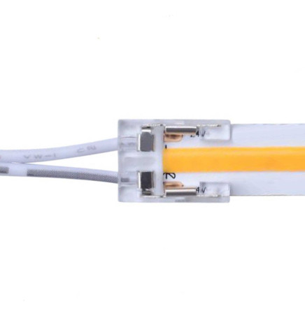 Transparenter Stecker für LED-Streifen - COB + SMD  - 10 mm - IP20