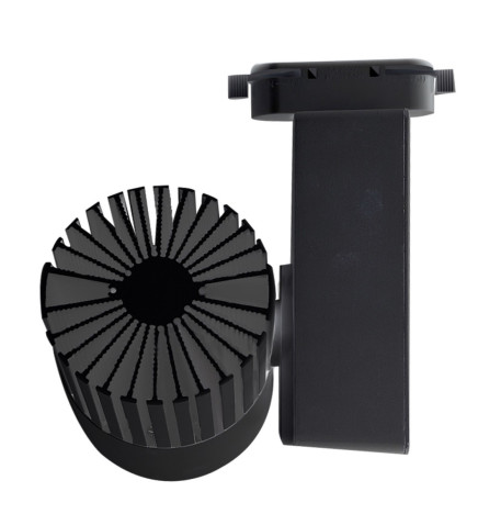 Foco LED 40W GRAZ  Preto BRIDGELUX Chip Calha Monofásico CRI +90