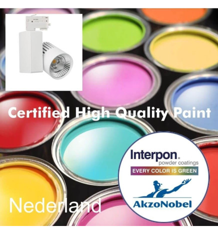 40 W LED-kiskopistoke GRAZ musta 3-vaiheinen BRIDGELUX Chip CRI + 92